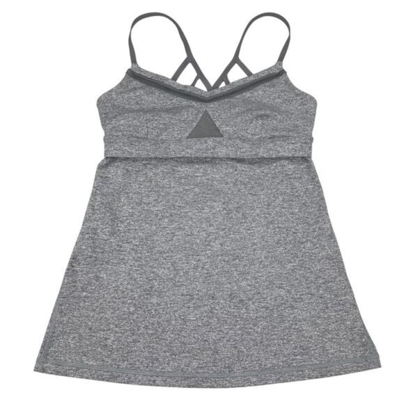 LULULEMON Just Breathe Tank Sz 6 Heathered Slate - Picture 8 of 11